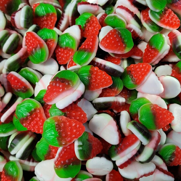 Red and White Strawberries